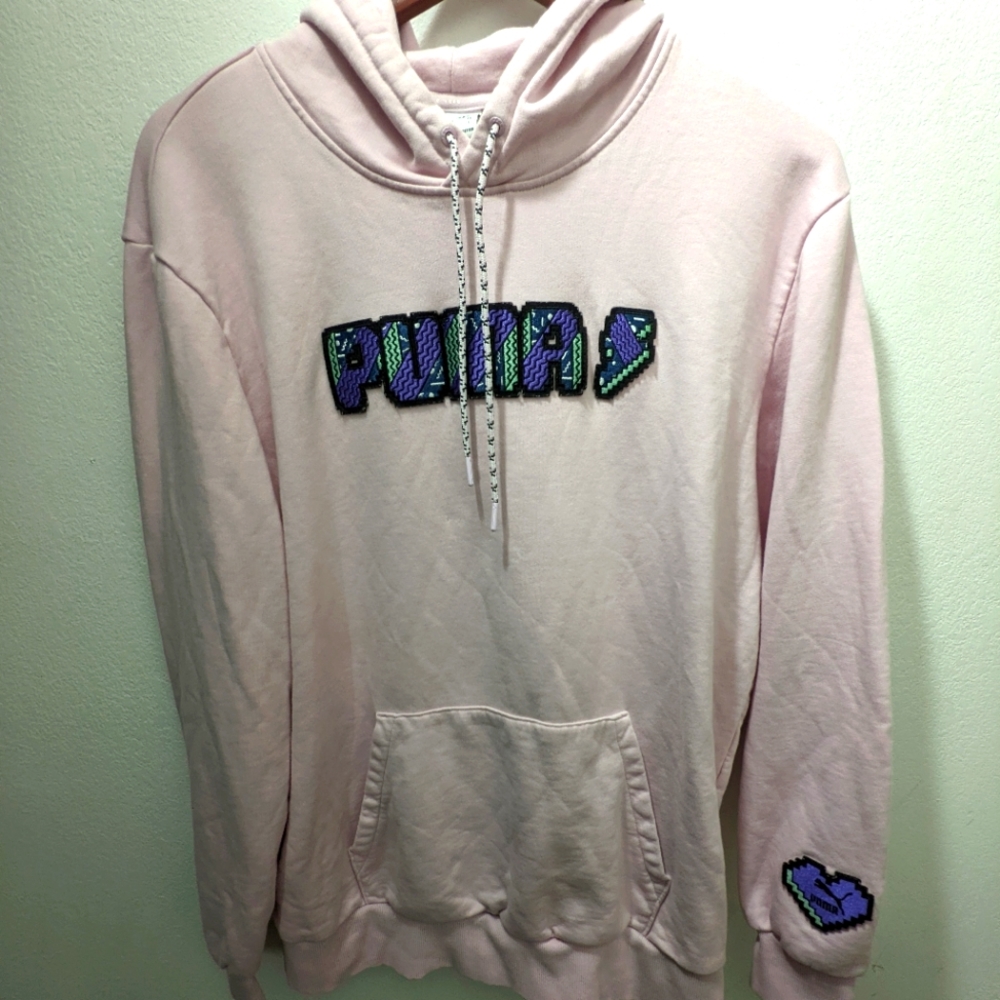 Puma Forever Better Stitched Embroidery Hoodie Men's Large